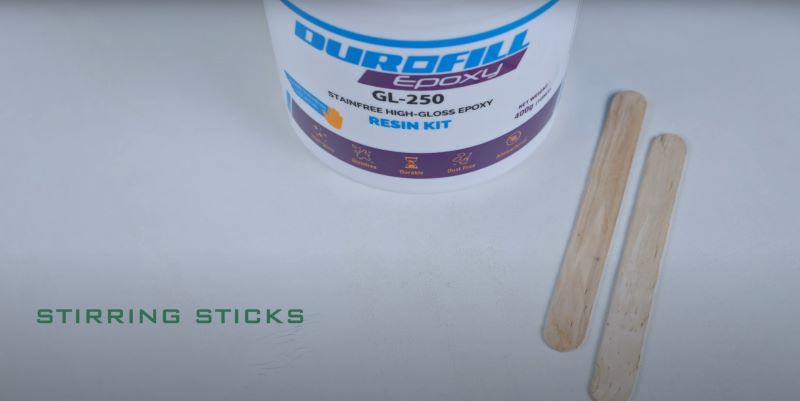 strirring-sticks for glass bond epoxy mixing